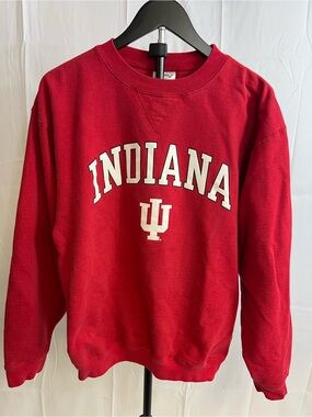 Vintage Indiana University Crewneck Sweatshirt Size Large